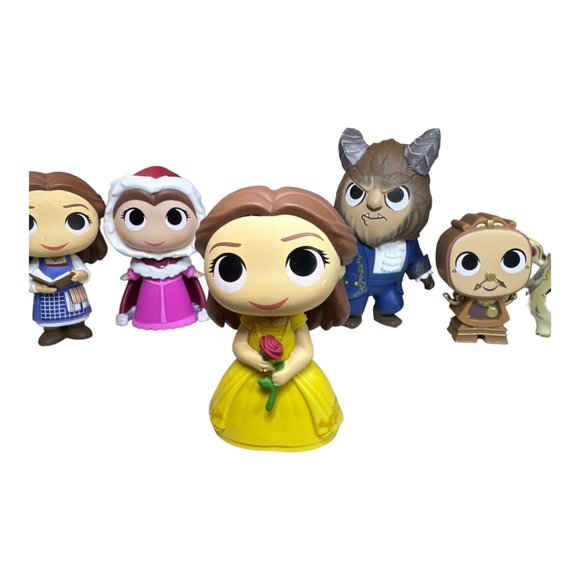 Lot of 6 Disney Beauty and the Beast Funko Mini Figures Size 3.5" - 2" - Picture 6 of 10